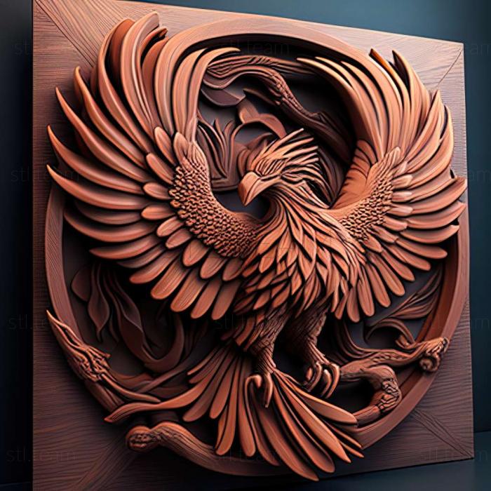 3D model phoenix (STL)